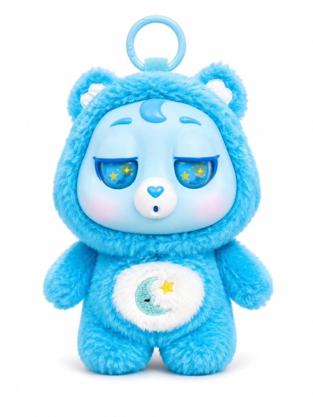 Care Bears Bedtime Bear Plush Keychain Clip-On Blue